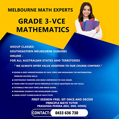 Melbourne MATHS Experts