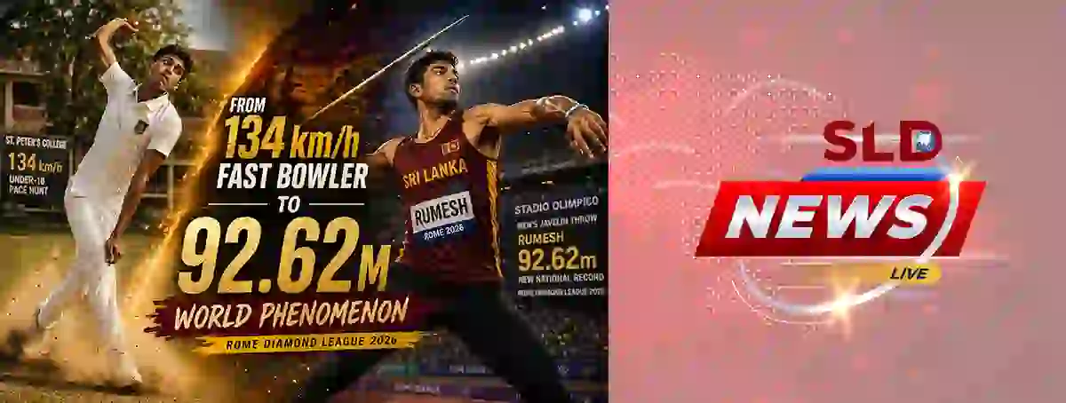 Rumesh Tharanga Pathirage Shakes Up World Javelin Rankings in Rome ...