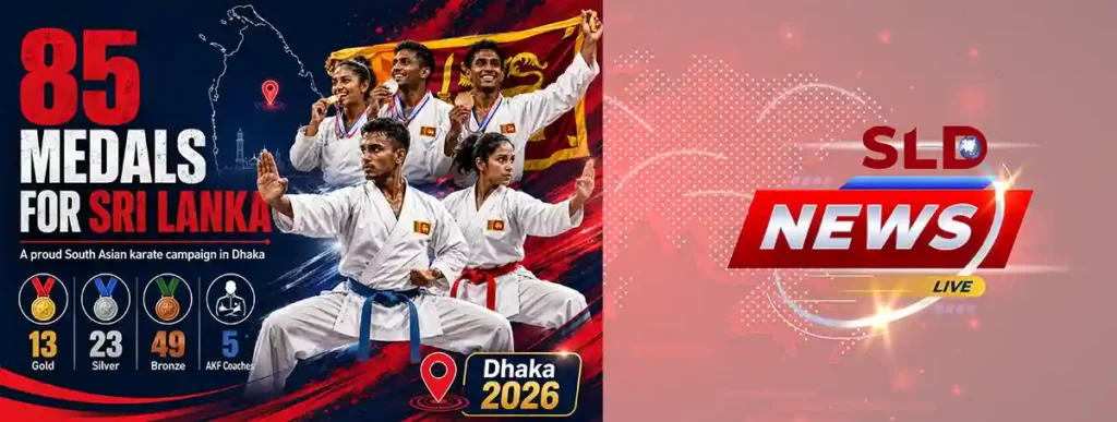 Sri Lanka karate team 85 medals