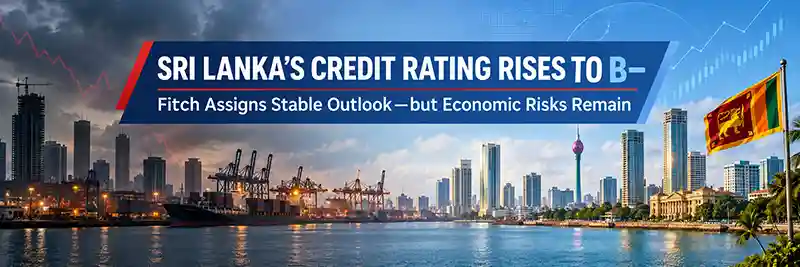 Fitch upgrades Sri Lanka to B−