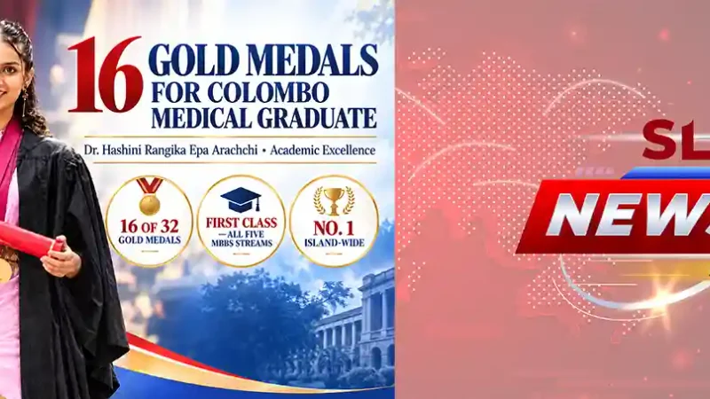 Sri Lankan Medical Graduate Hashini Arachchi Wins 16 MBBS Gold Medals