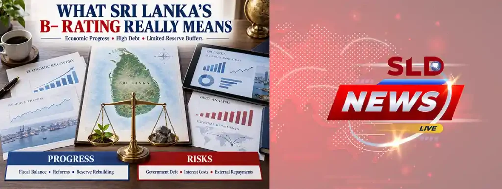 Fitch upgrades Sri Lanka to B−