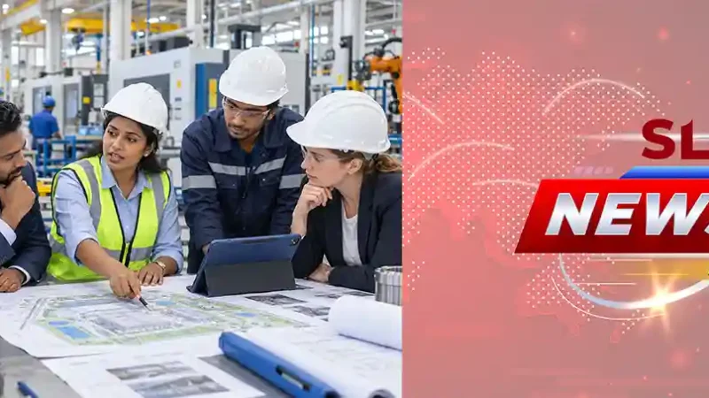 Modern Sri Lankan industrial development supporting manufacturing, technology, logistics and international investment